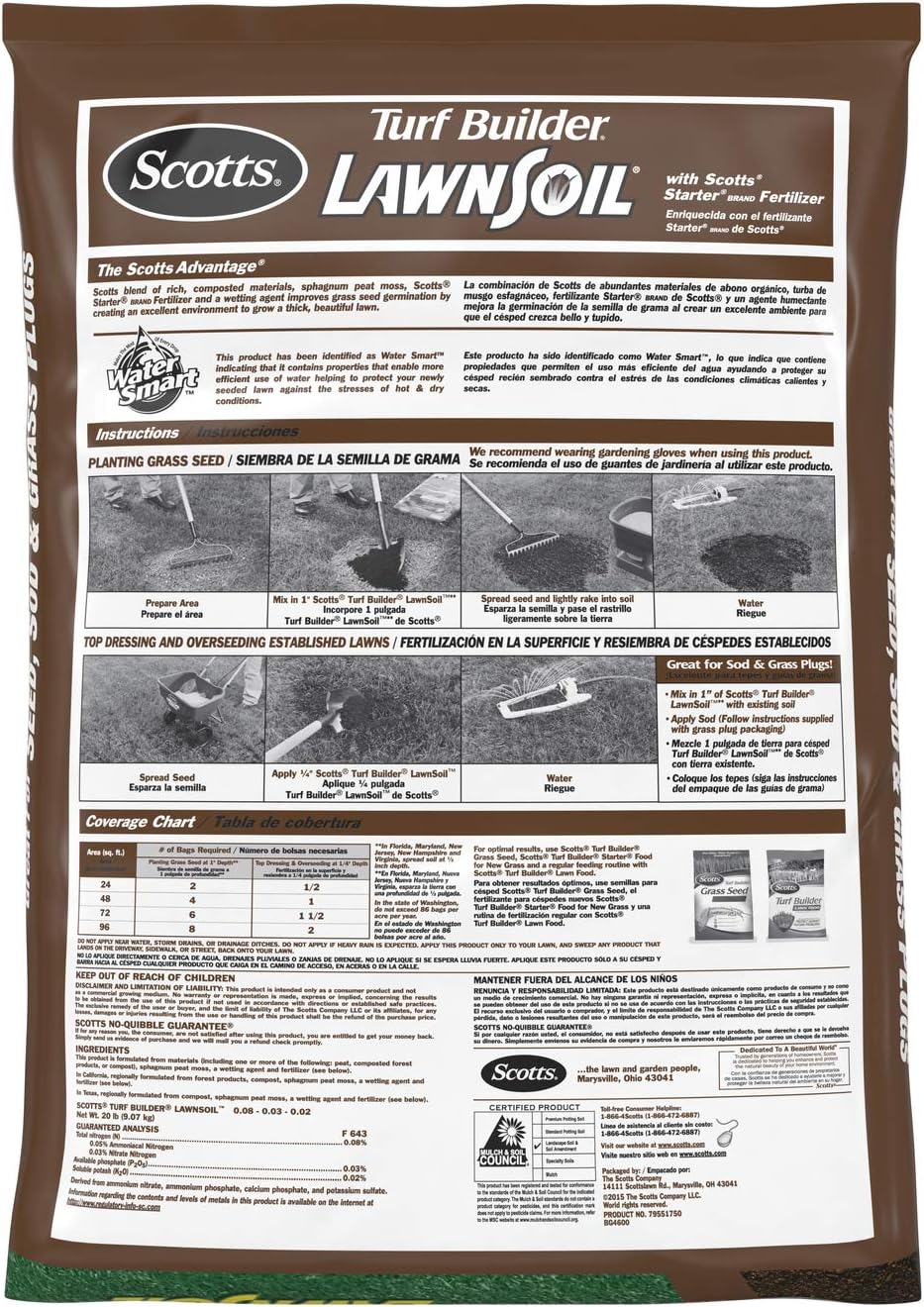 Turf Builder LawnSoil, 1 cu. ft. U5842