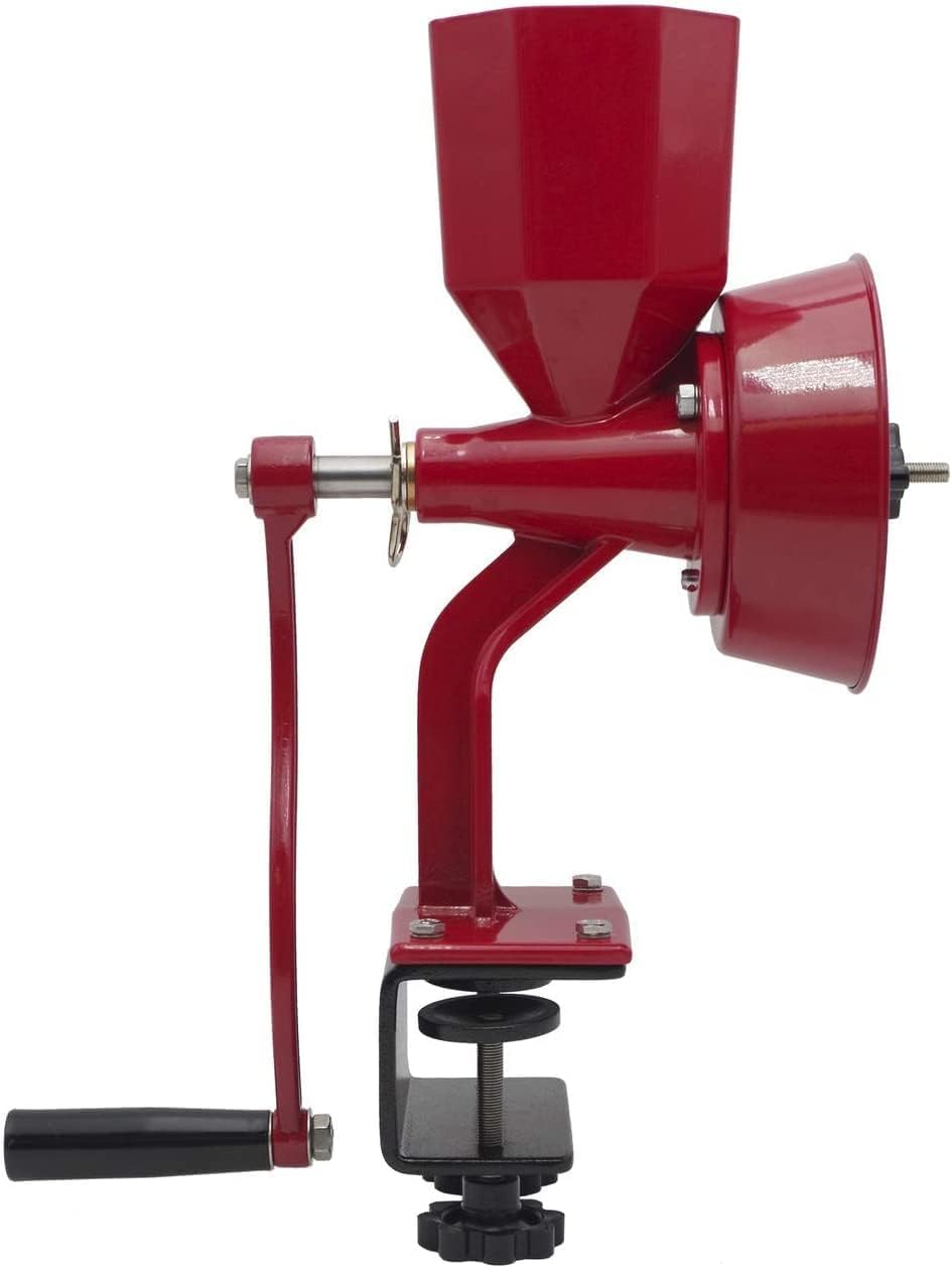 Red Manual Hand Grain Mill P54438