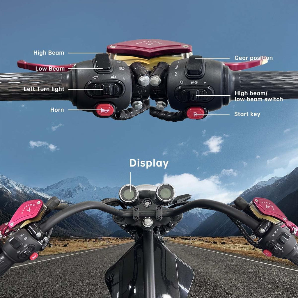 2500W Fat Tire Electric Scooter with 60V20Ah Battery O5911