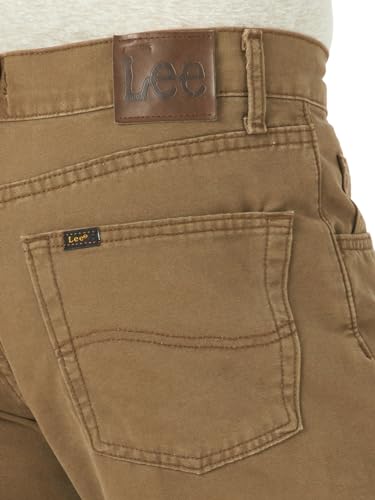 Fleece And Flannel Lined Relaxed-Fit Straight-Leg Jeans I404
