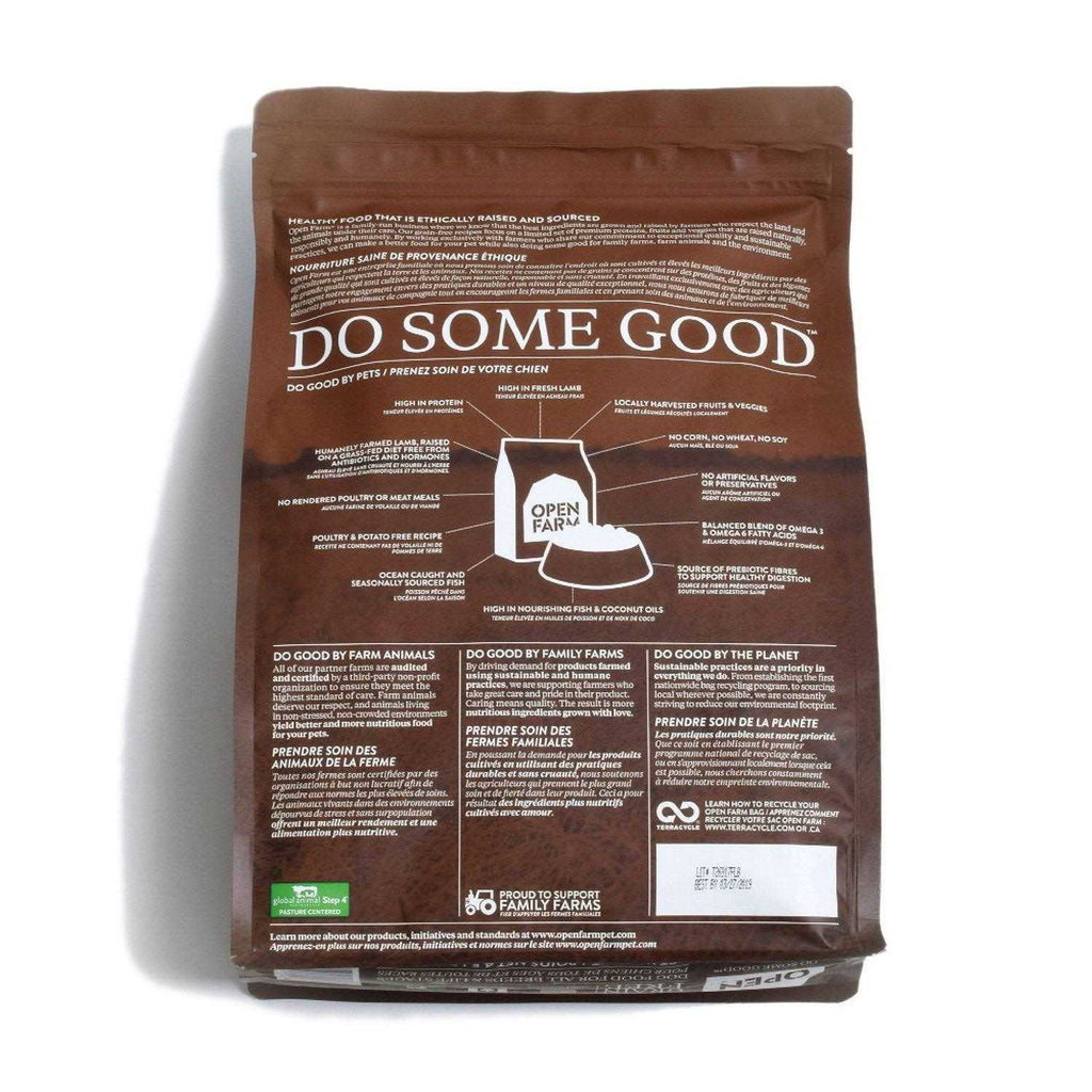 Grain-Free Pasture Raised Lamb Dry Dog Food H2999