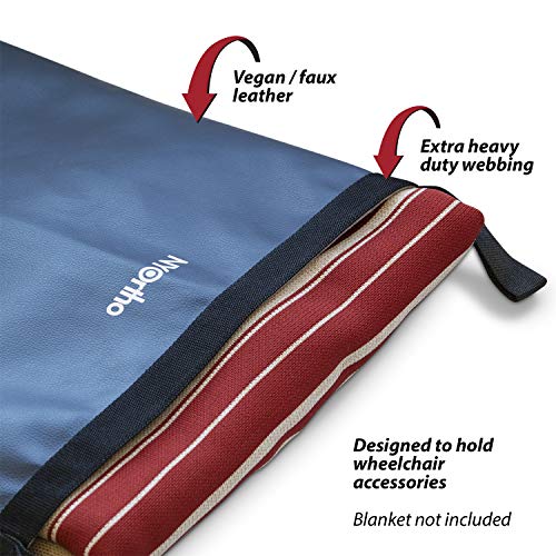 Wheelchair Foot Rest Extender Elevating Pad Leg Cushion Protector with Carrying Bag W282072
