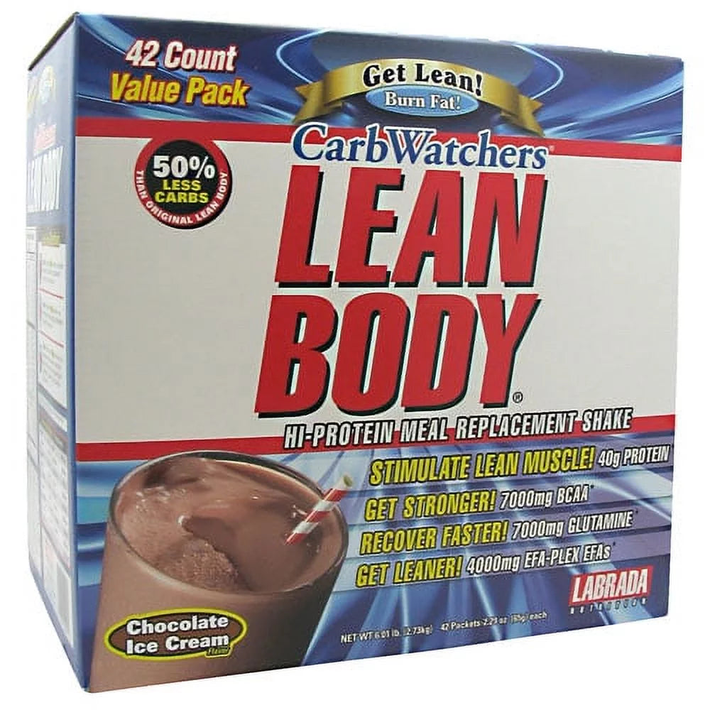 Chocolate Ice Cream Hi-Protein Meal Replacement Shake, 2.29-Ounce Packets (Pack of 42) J142743