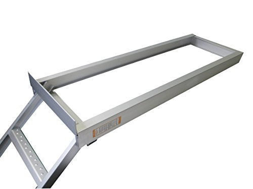 Anodized Aluminum 4 Step Flat Front Ladder Capacity 300lbs M1918