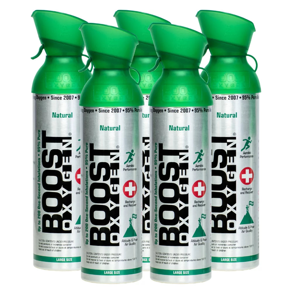 10 Liter Canister Natural 5-Pack Supplemental Oxygen U601