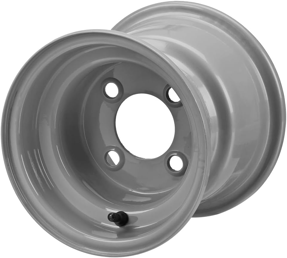 18 X 8.5 X 8 Gray 4 Lug Hole Golf Cart Tires & Rims V6565