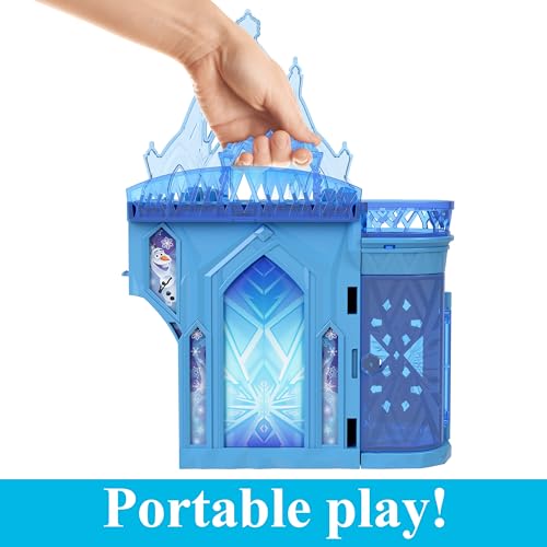 Storytime Stackers Elsa Ice Palace Stackable Castle Doll House with Small Doll & 8 Pieces S3661