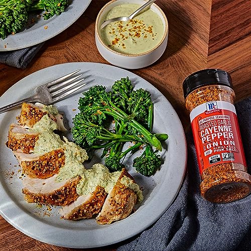 Roasted Garlic Cayenne Pepper with Onion and Himalayan Pink Salt All Purpose Seasoning, 5.51 oz T6885