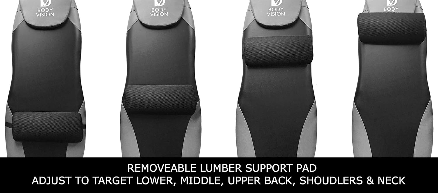 Gray Inversion Table with Removable Head Pillow & Lumbar Support Pad Z485752