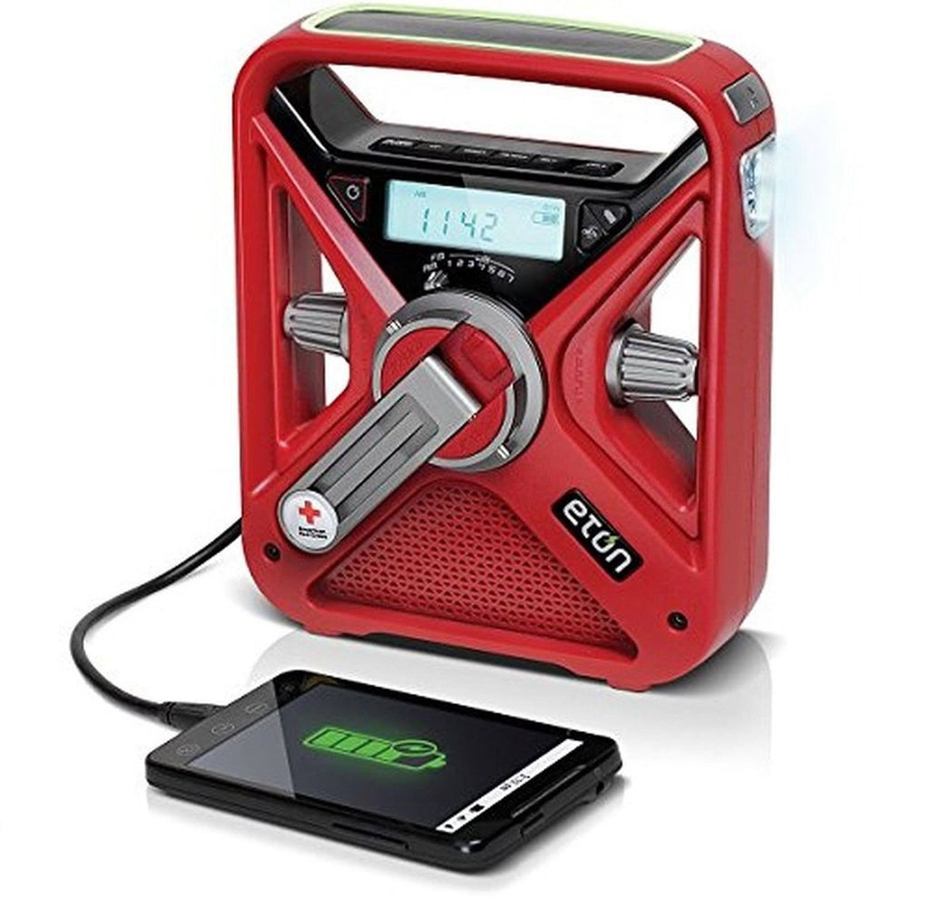 Hand Crank NOAA AM/FM Weather Alert Radio with Smartphone Charger K991862