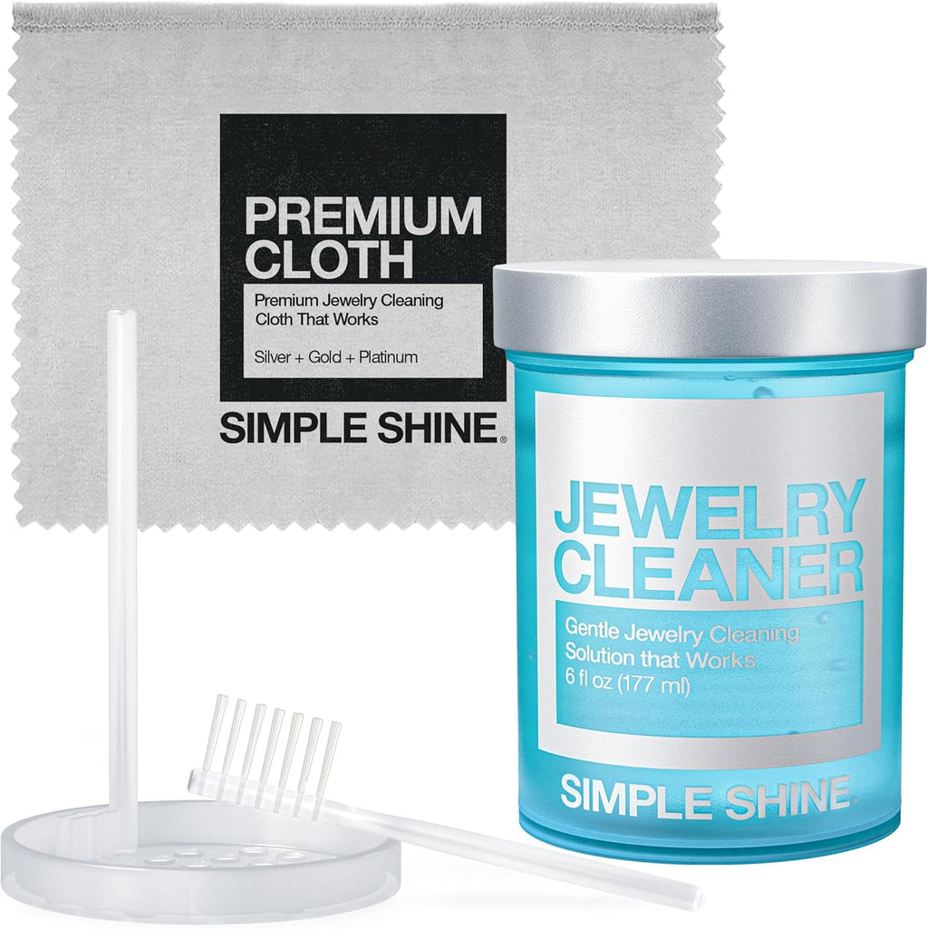 Jewelry Cleaning Kit with Cloth and Cleaner Solution S748