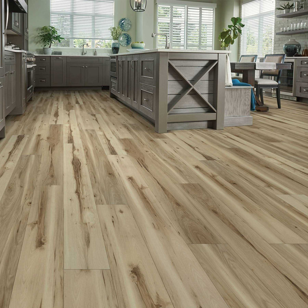 12-mil Waterproof Interlocking Luxury Vinyl Plank Flooring N4006