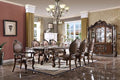 9pc Formal Dining Table Set with 6 Side Chairs and 2 Arm Chairs C263