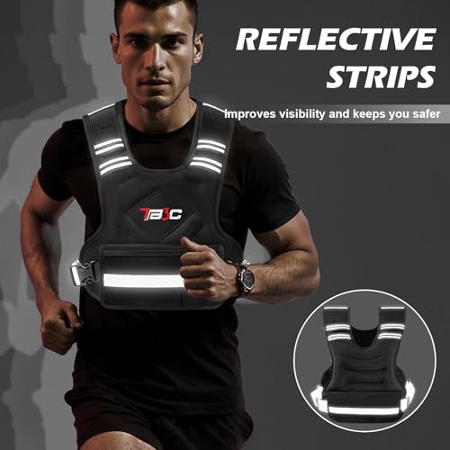 Adjustable Weighted Vest with 6 Ironsand Weights D7941
