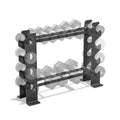 Weight Storage Organizer Racks D375