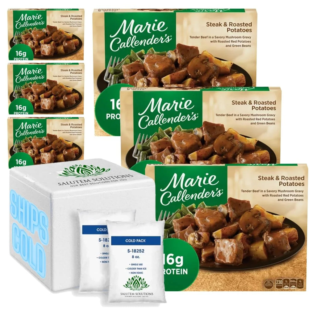 Steak & Roasted Potatoes Frozen Meal, 11.9 oz, Pack of 6 Q149
