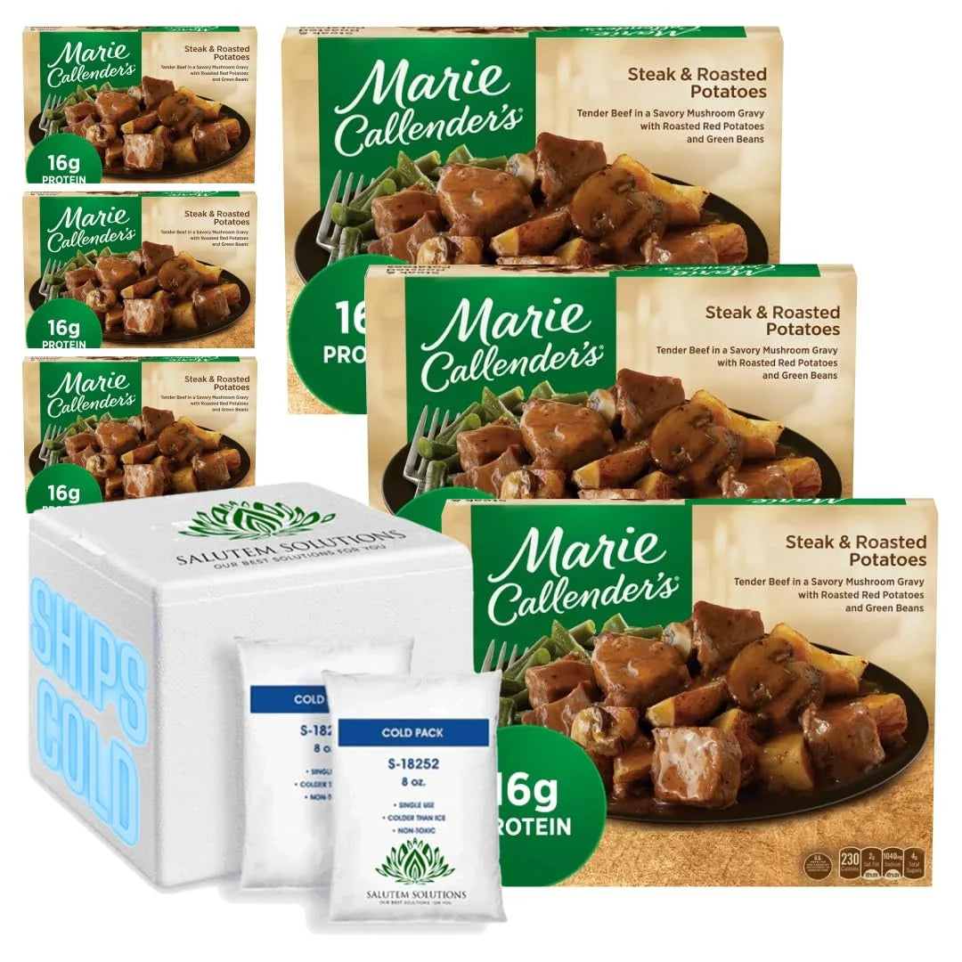 Steak & Roasted Potatoes Frozen Meal, 11.9 oz, Pack of 6 Q149