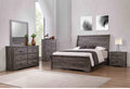 Gray King Size Bed Dresser Mirror Nightstand Set N946202