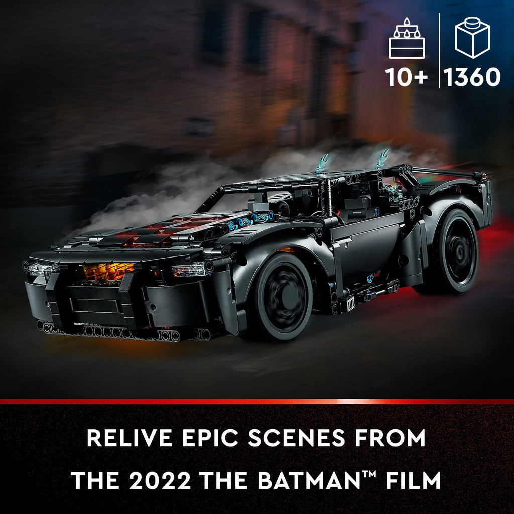 LEGO Technic BATMOBILE 42127 Model Car Building Toy with Light Bricks P4495