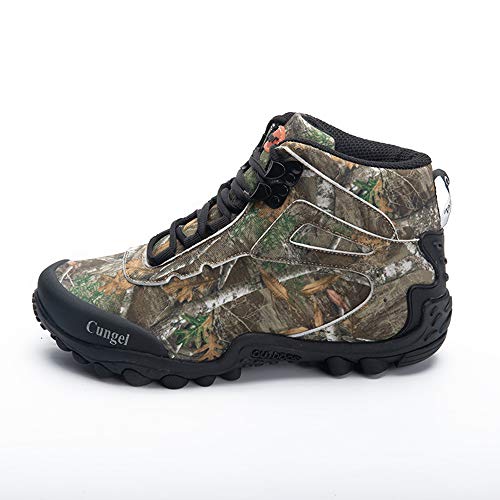Grey Waterproof High-top Hiking Shoes R53725