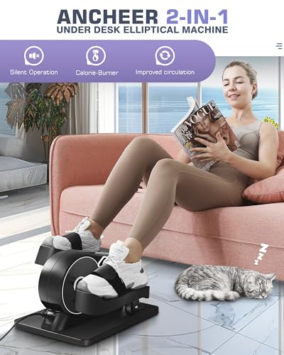 Under Desk Elliptical Machine with Resistance/Speed Dual Mode K877