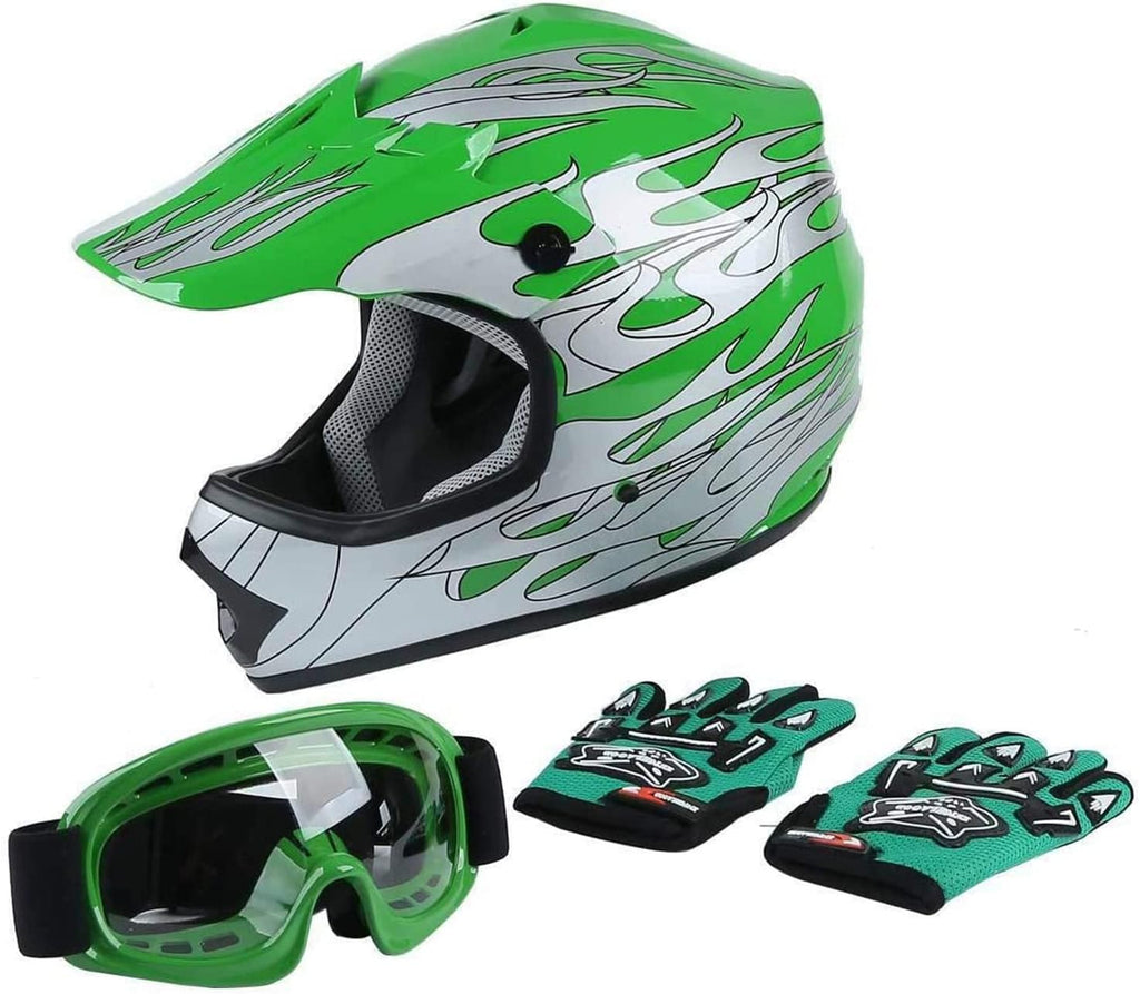 DOT Youth Offroad Dirt Bike Helmet J124