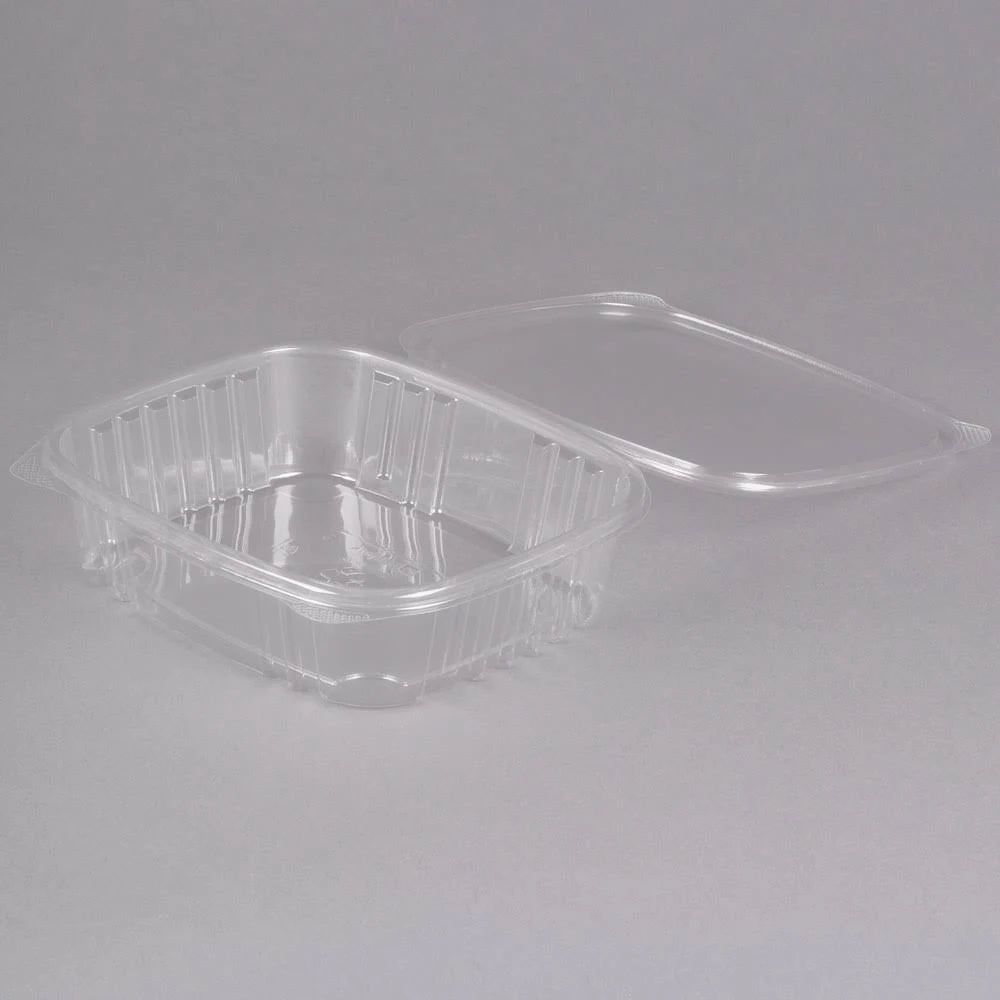 24 oz Clear Hinged Deli Container O7095