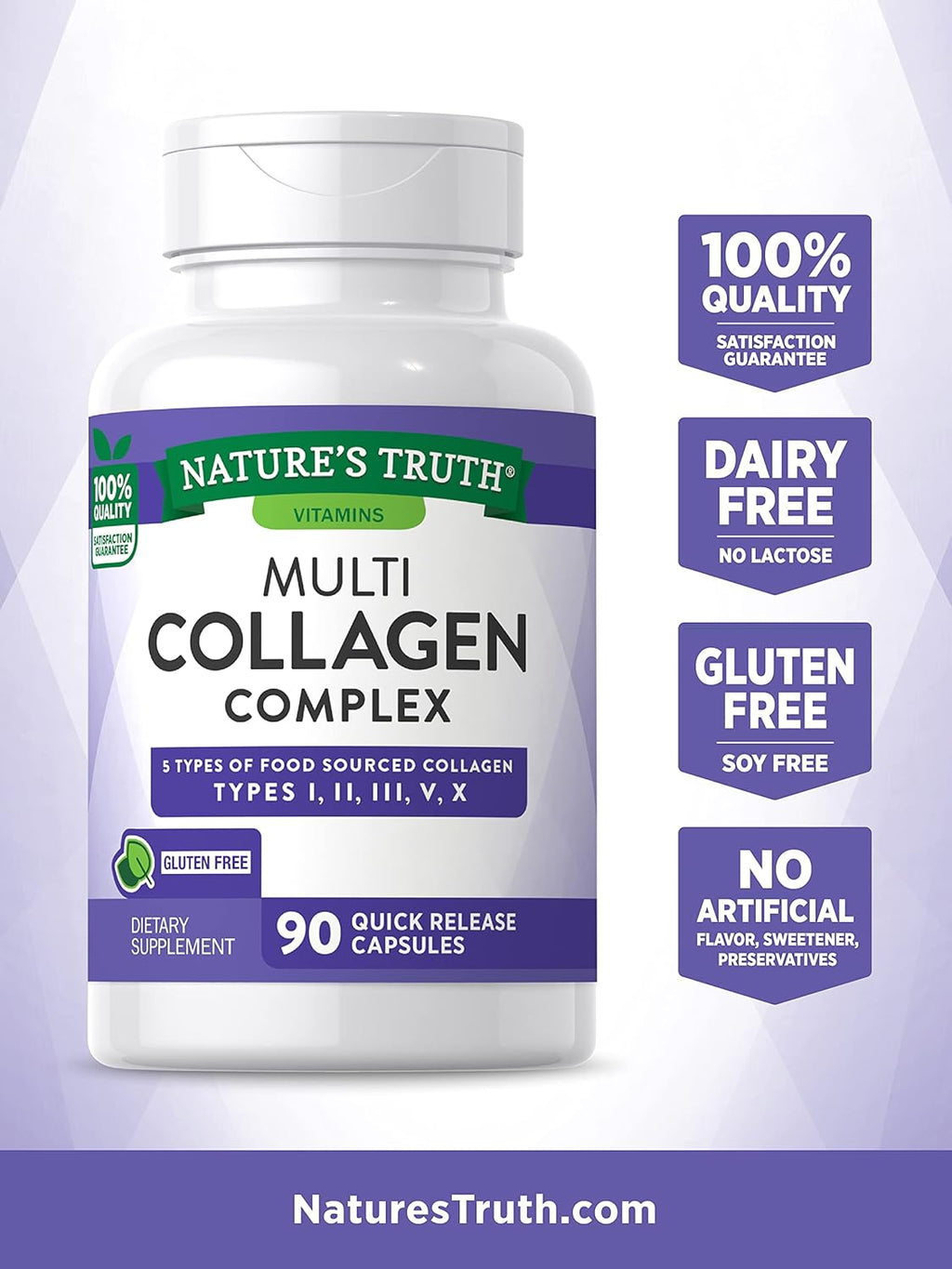 90 Count Multi Collagen Protein Capsules Z29950