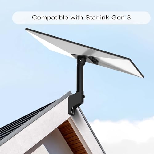 360° Rotatable Black Starlink Roof Mount I126