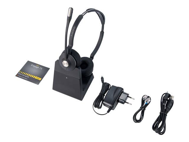 Black Stereo Headset Head-band Q9343