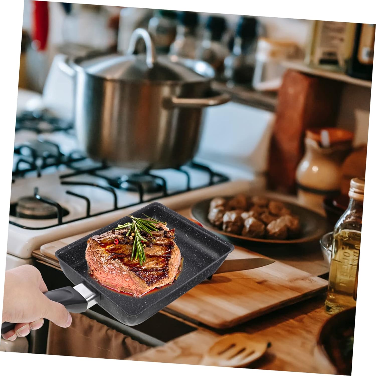 Tamagoyaki Square Griddle Nonstick Aluminum Frying Pan F9194