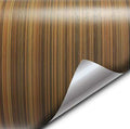 Striped Maple Wood Grain Faux Finish Textured Vinyl Wrap Roll Sheet Film (2ft x 48 Inch) K43721