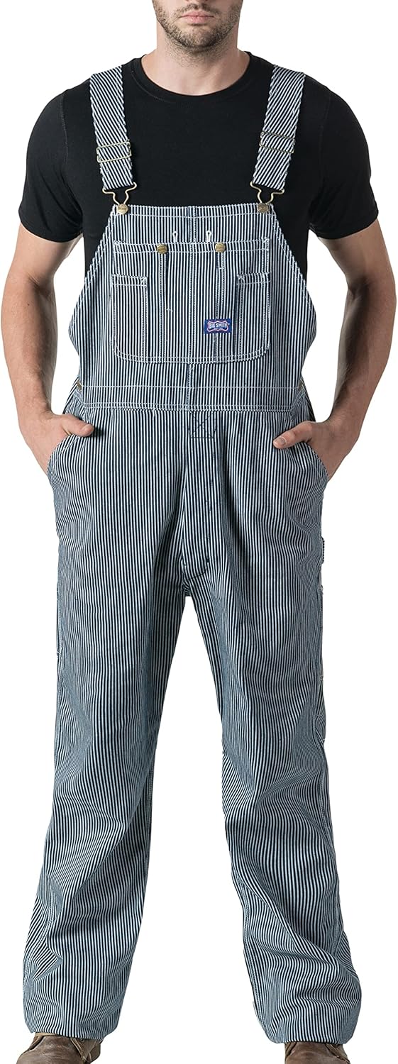 Hickory Stripe Bib Overalls P10311