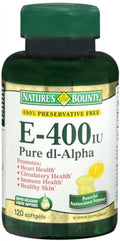 Vitamin E 400 IU Softgels DL-Alpha 120 Soft Gels Pack of 2 U437351