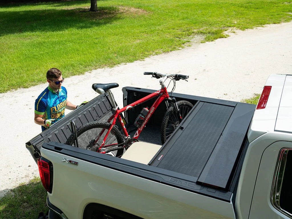 Retractable Truck Bed Tonneau Cover for 2019-2023 Dodge Ram 1500 with RamBox 5' 7" Bed E475