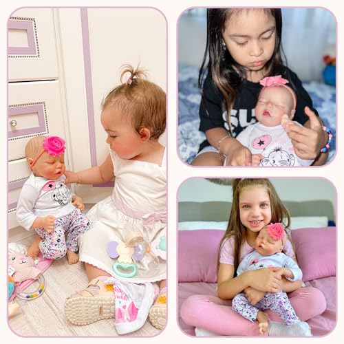 17-Inch Full Vinyl Reborn Baby Doll with Feeding Kit X623