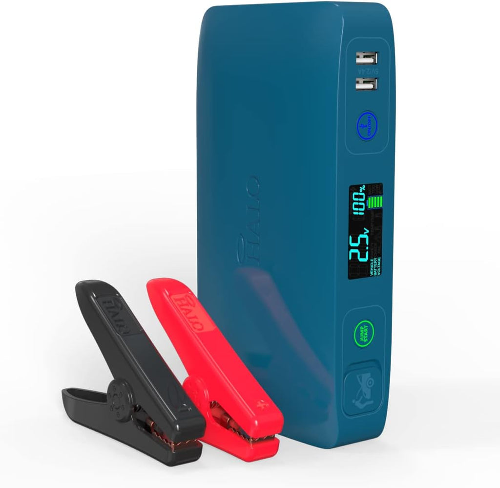 Black Portable Phone Laptop Charger Car Jump Starter with Outlet A125
