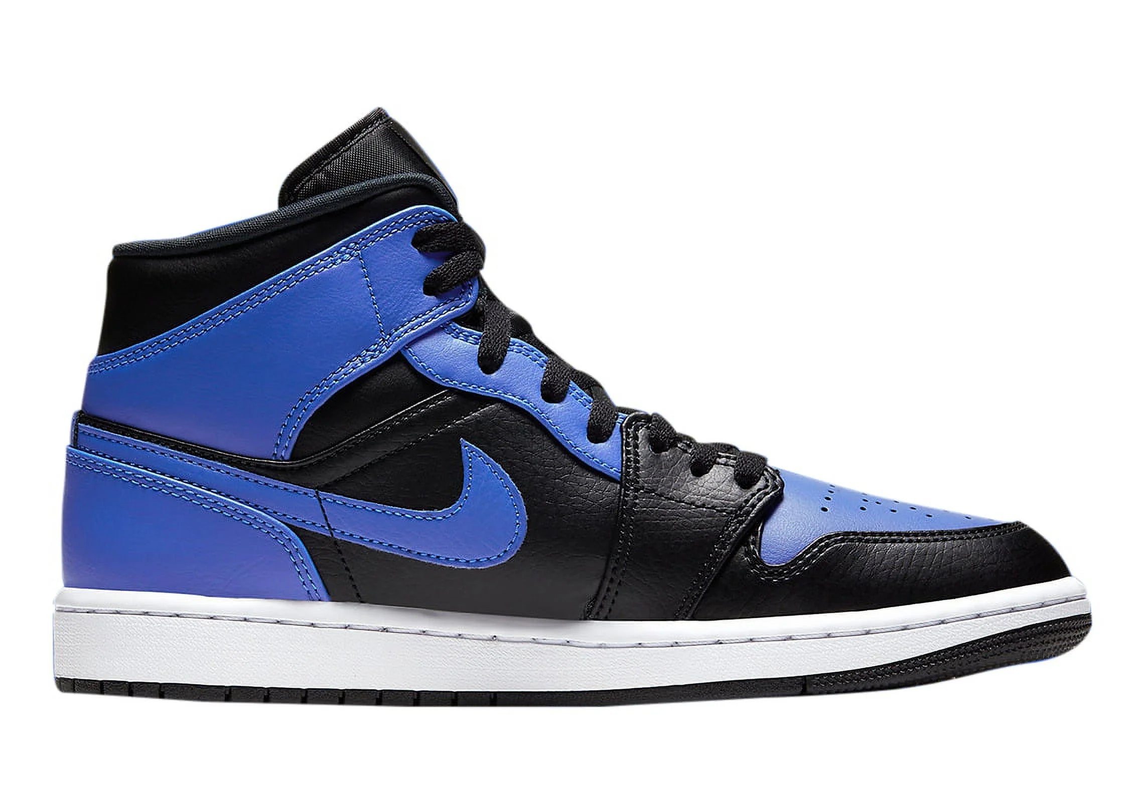 Black Hyper Royal-White Jordan 1 Mid T63434