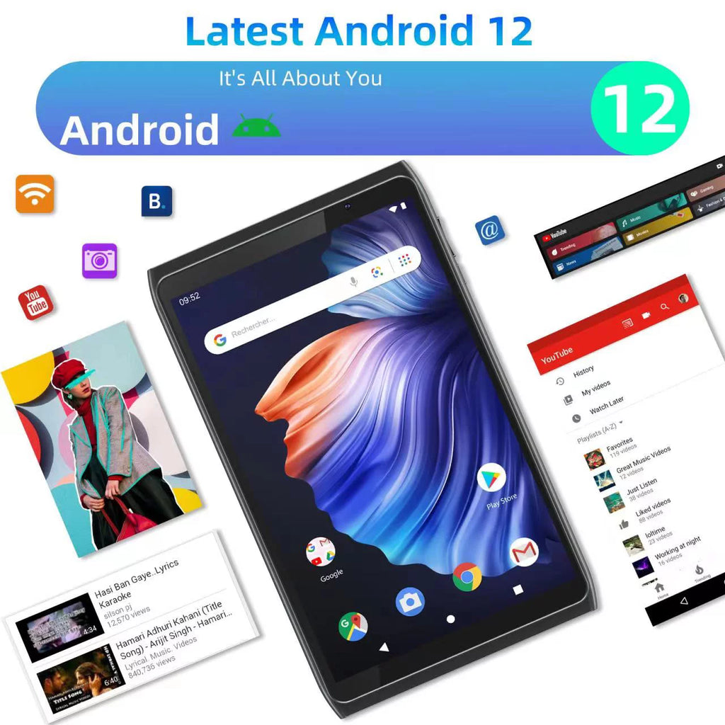 Android Tablet 8 inch 32GB Storage 1280x800 IPS HD Touchscreen N18170