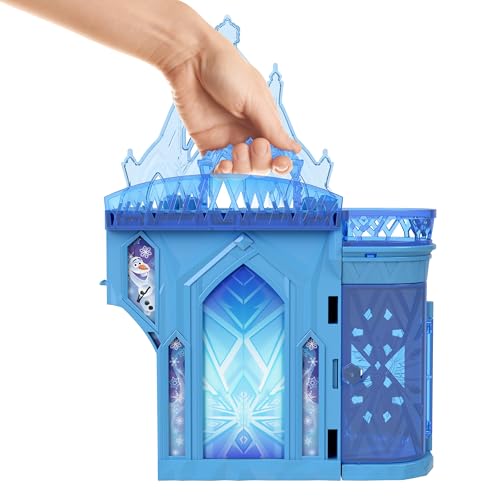 Storytime Stackers Elsa Ice Palace Stackable Castle Doll House with Small Doll & 8 Pieces S3661