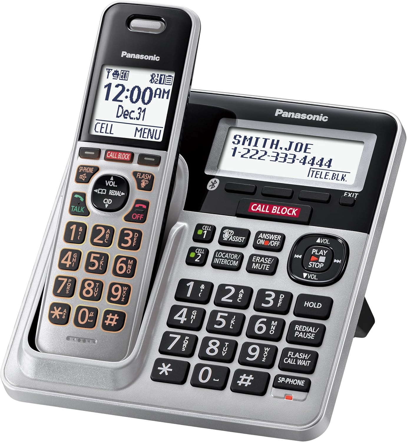 4-Handset DECT 6.0 Bluetooth Phone Bundle J587376