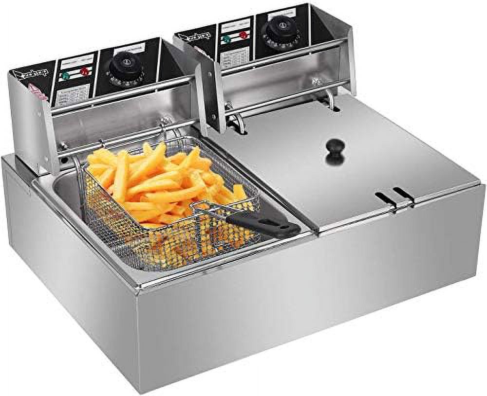 12L Electric Dual Deep Fryer P770
