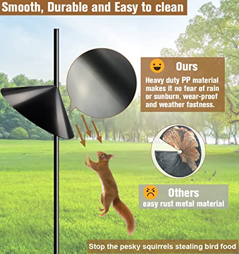 19 Inch Diameter Squirrel Baffle for Bird Feeder Pole C4502