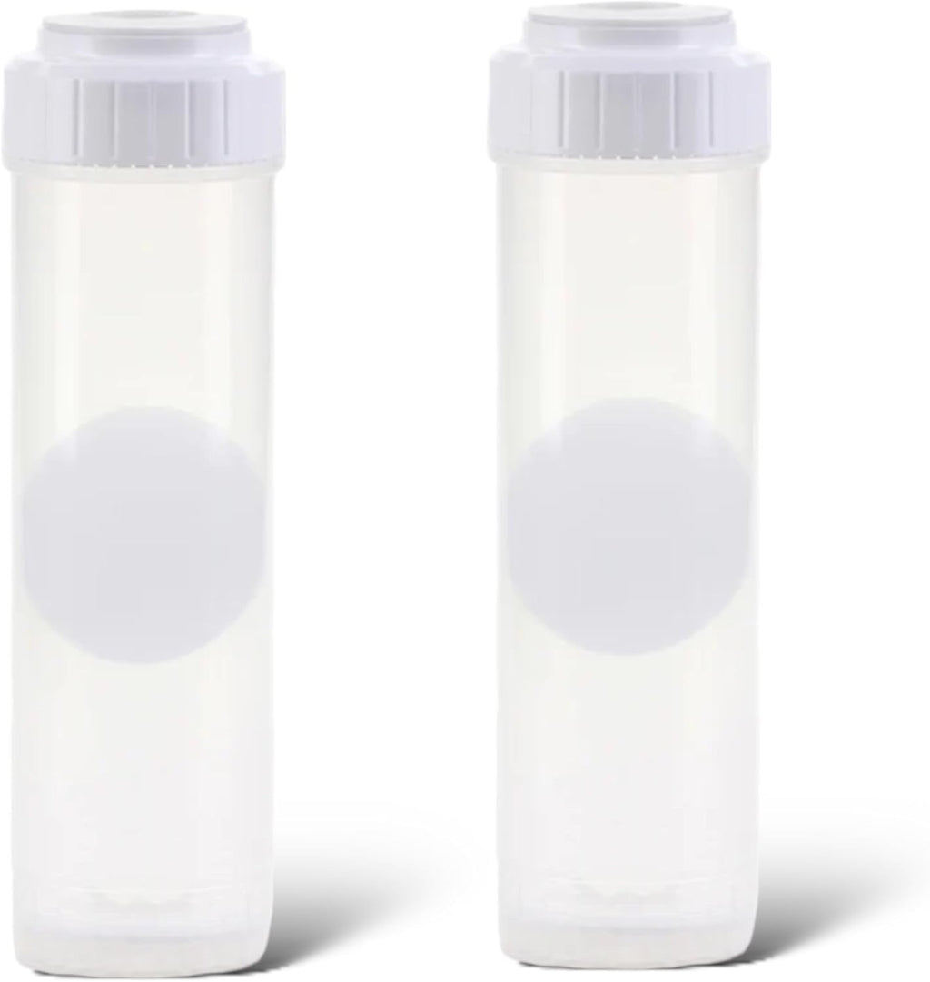 2 Pack Clear Standard Size Water Filter Cartridge 2.5 x 10 M1583