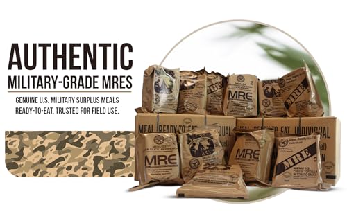 6-Pack Meals Ready to Eat Military Rations J1925