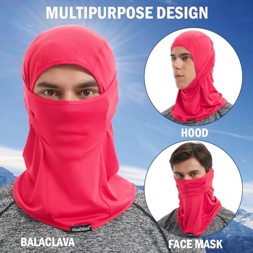Cooling Balaclava Face Mask 2-Pack Lightweight Ski Mask Helmet Liner with Long Neck Coverage Z770995