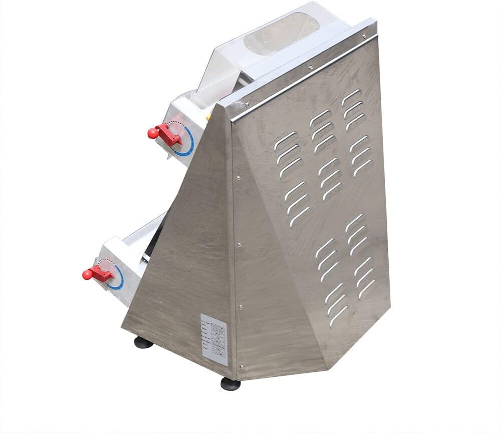 Pizza Dough Roller Sheeter, 370W 3-15 inch Commercial Pizza Dough Press Machine A607