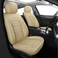 Grey Faux Leather Car Seat Covers Full Set (Front only) P18097