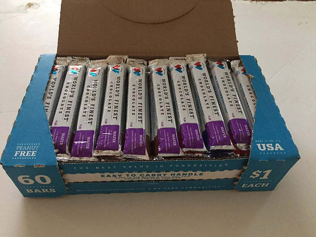 60 Bars Milk Chocolate Wafers U719188