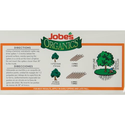15 Count Slow Release Fertilizer Spikes for Fruit and Citrus Plants S7846